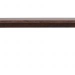 Table de salle à manger Evine 200 cm marron avec plateau épais, design contemporain pour intérieur