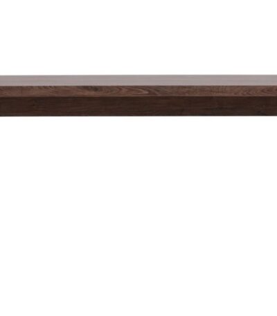 Table de salle à manger Evine 200 cm marron avec plateau épais, design contemporain pour intérieur