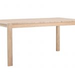 Table de salle à manger extensible Velia en chêne clair de 170 à 250 cm