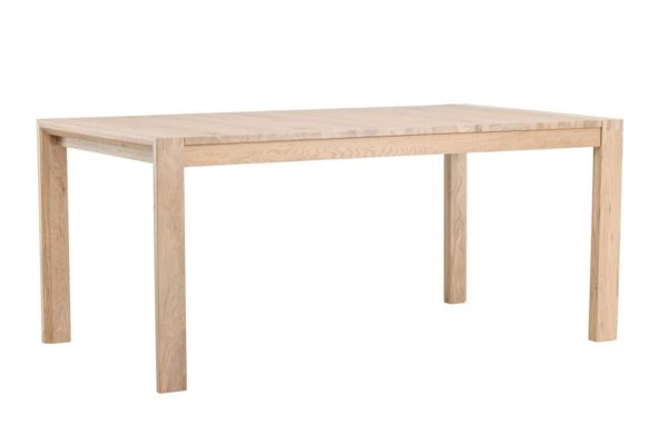 Table de salle à manger extensible Velia en chêne clair de 170 à 250 cm
