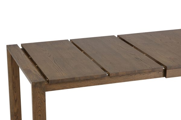 Table de salle à manger extensible Velia - Marron