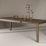 Table de salle à manger extensible Velia - Marron