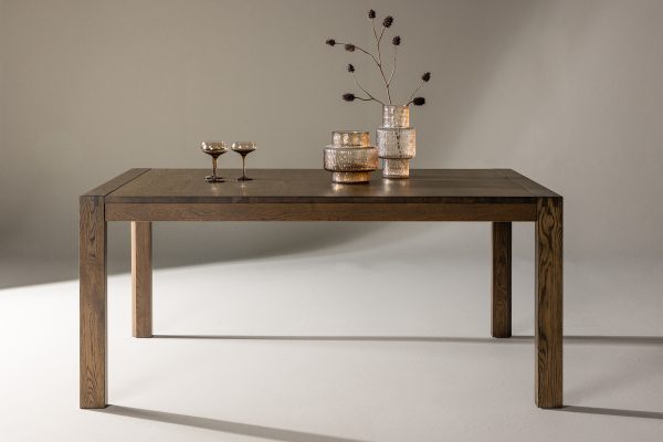 Table de salle à manger extensible Velia - Marron