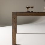 Table de salle à manger extensible Velia - Marron