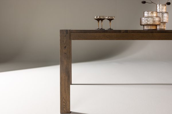 Table de salle à manger extensible Velia - Marron