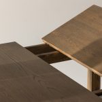 Table de salle à manger extensible Velia - Marron