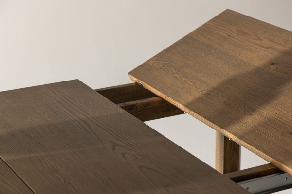 Table de salle à manger extensible Velia - Marron