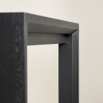 Table de salle à manger extensible Velia – Noir