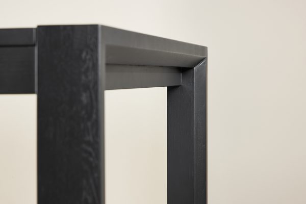 Table de salle à manger extensible Velia – Noir