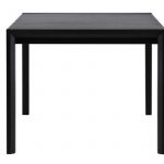 Table de salle à manger extensible Velia – Noir