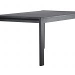 Table de salle à manger extensible Velia – Noir