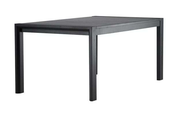 Table de salle à manger extensible Velia – Noir