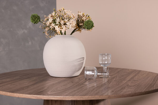 table repas lamar marron (3) Table repas ronde Lamar – Marron