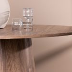table repas lamar marron (4) Table repas ronde Lamar – Marron