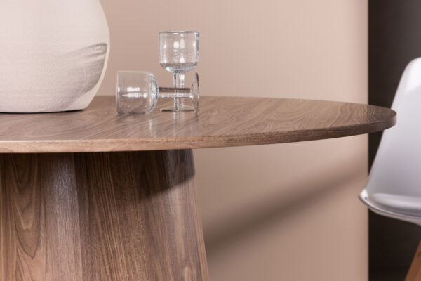 table repas lamar marron (4) Table repas ronde Lamar – Marron